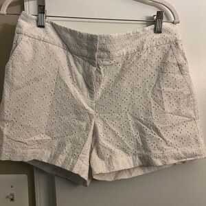 Vineyard Vines White Eyelet Women Shorts